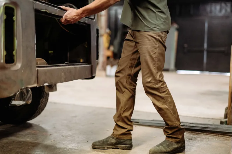 Kuhl Mens Kanvus Jeans - Short Leg - Dark Khaki-4